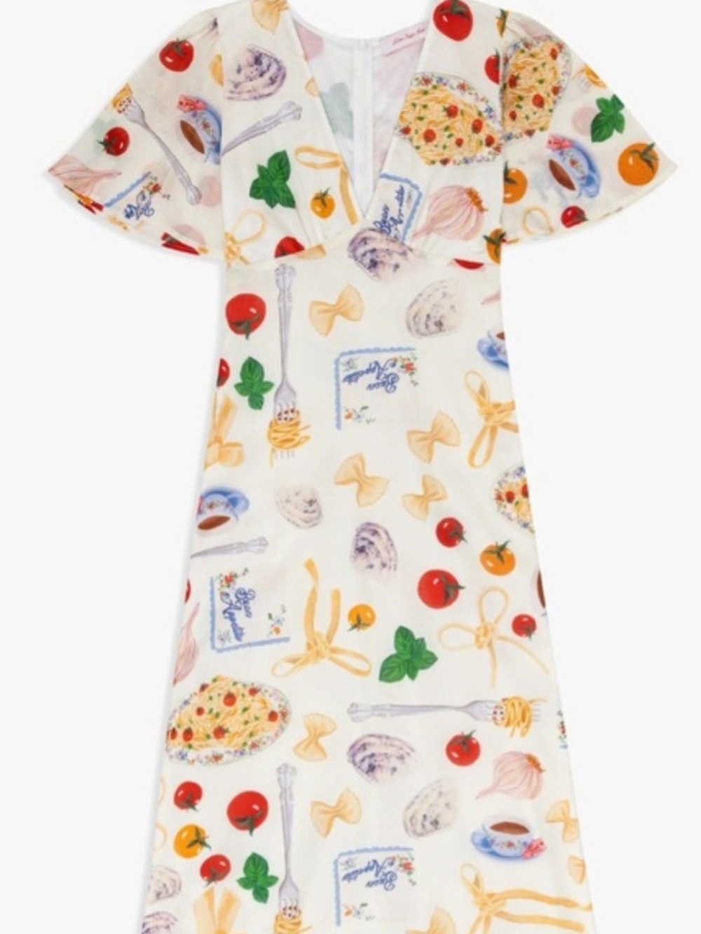 White Midi Pasta Dress From Lisa Says Gah 2XL - Picture 2 of 7